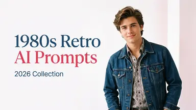 10 Viral 1980s Retro AI Prompts for Men: Vintage Look